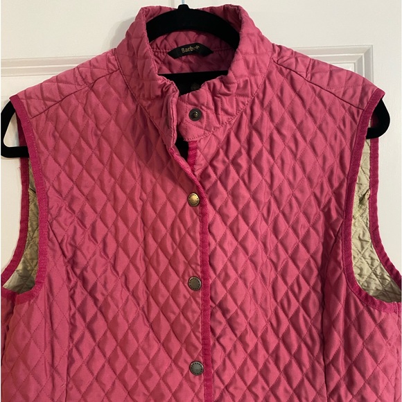 Barbour Pink Fulbourn Lightweight Short Gilet - Picture 3 of 15